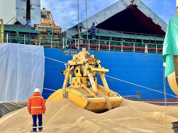 Primera exportación de harina de soja sustentable desde un puerto entrerriano