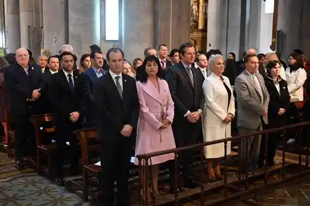 Luego del Tedeum, Bordet instó a que se gobierne con "espíritu patriótico"