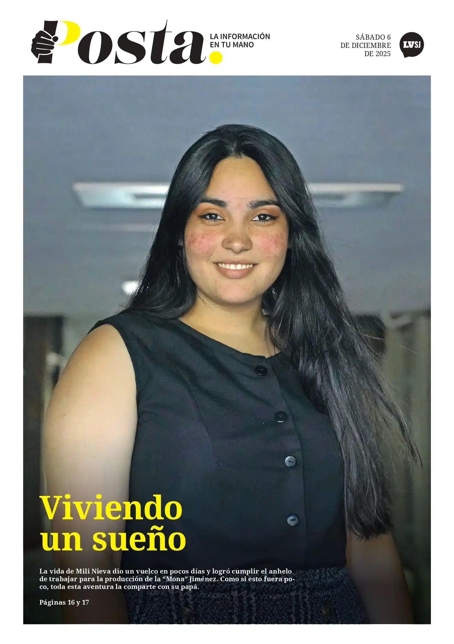 Tapa posta milagros nieva