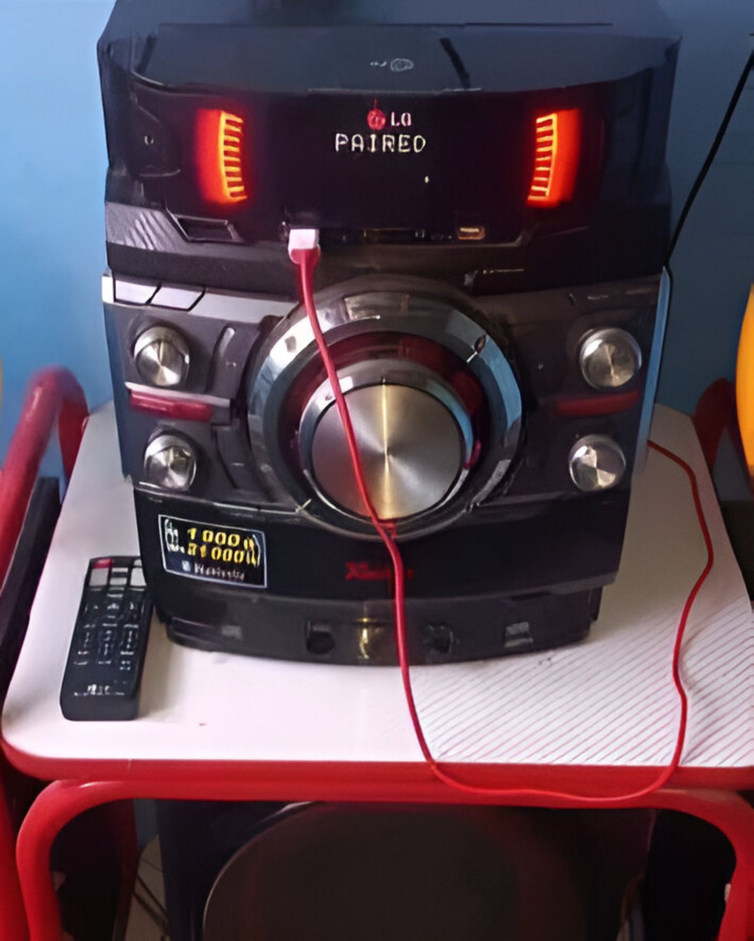 equipo de música robo bajo puerto