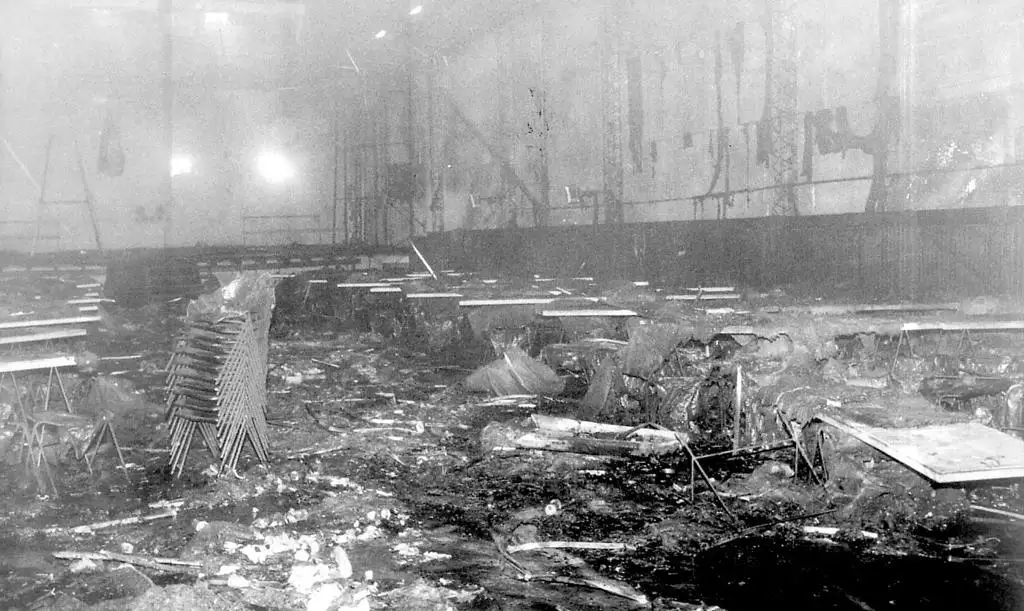 Se cumplen hoy 20 años del voraz incendio que destruyó la sala de la peña El Cielito