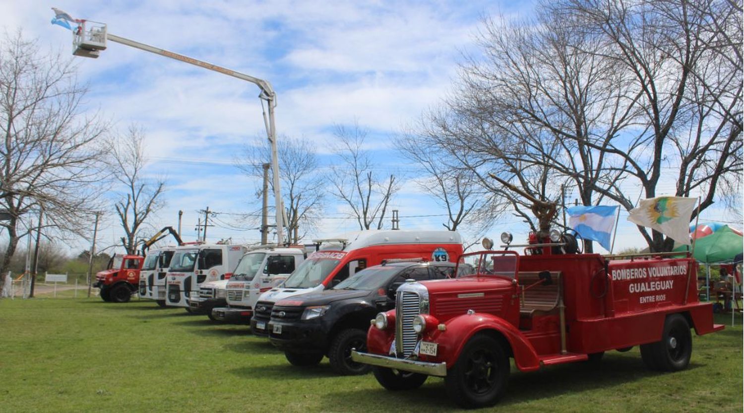 Rural 2023: Bomberos exhibe su flamante adquisición