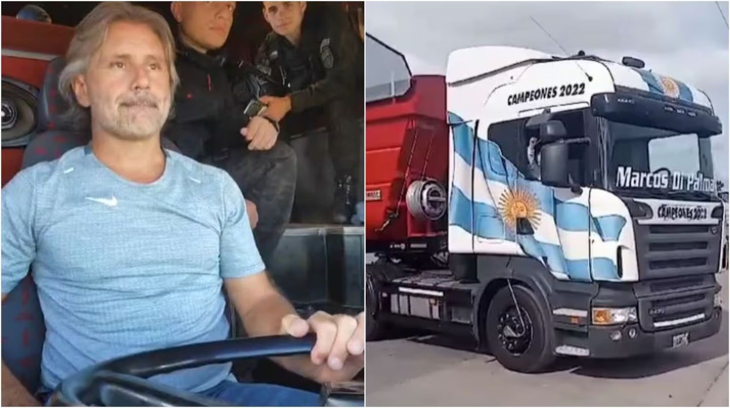 La travesía de Marcos Di Palma por Bahía Blanca: visitará con su camión 11 pueblos y juntará donaciones