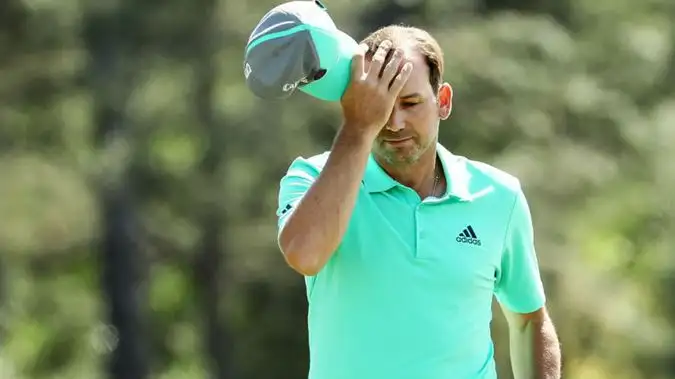 ¡Increíble! La desafortunada jugada del golfista Sergio García