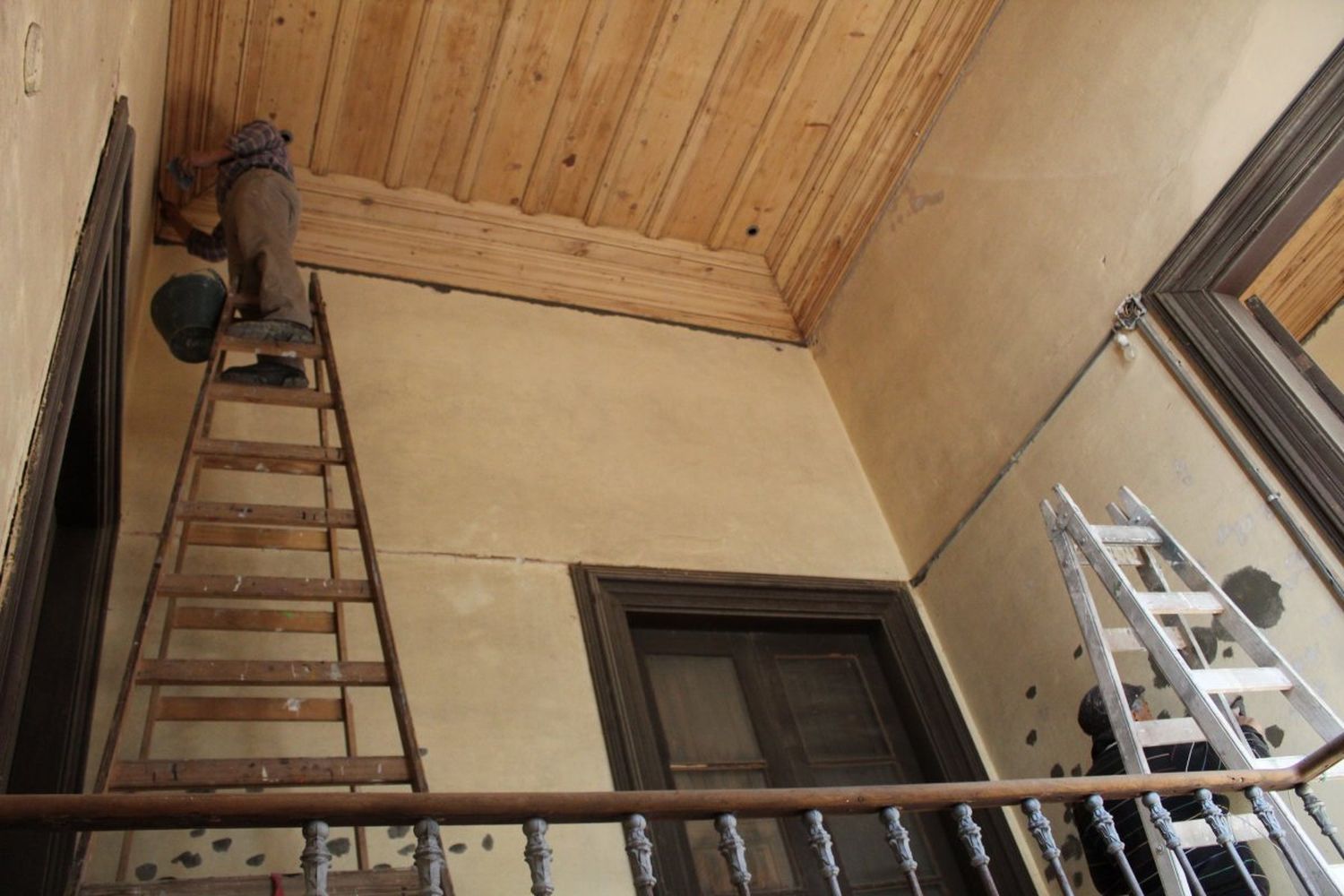 Continúan las obras de restauración en el edificio del Museo de la Memoria Popular