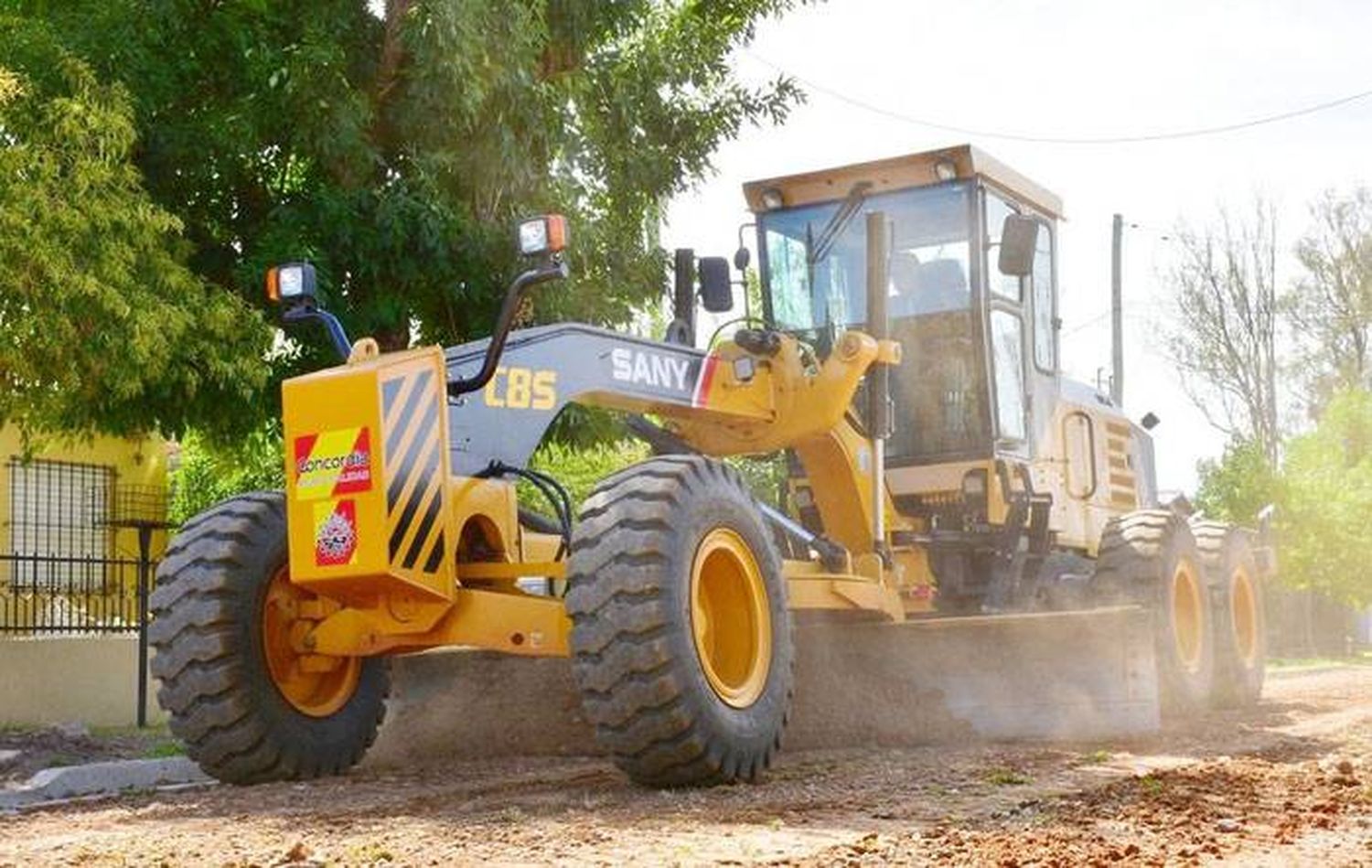 Operativo de recuperación y mejora de calles en  Benito Legerén, Villa Adela, Las Tejas y El Martillo