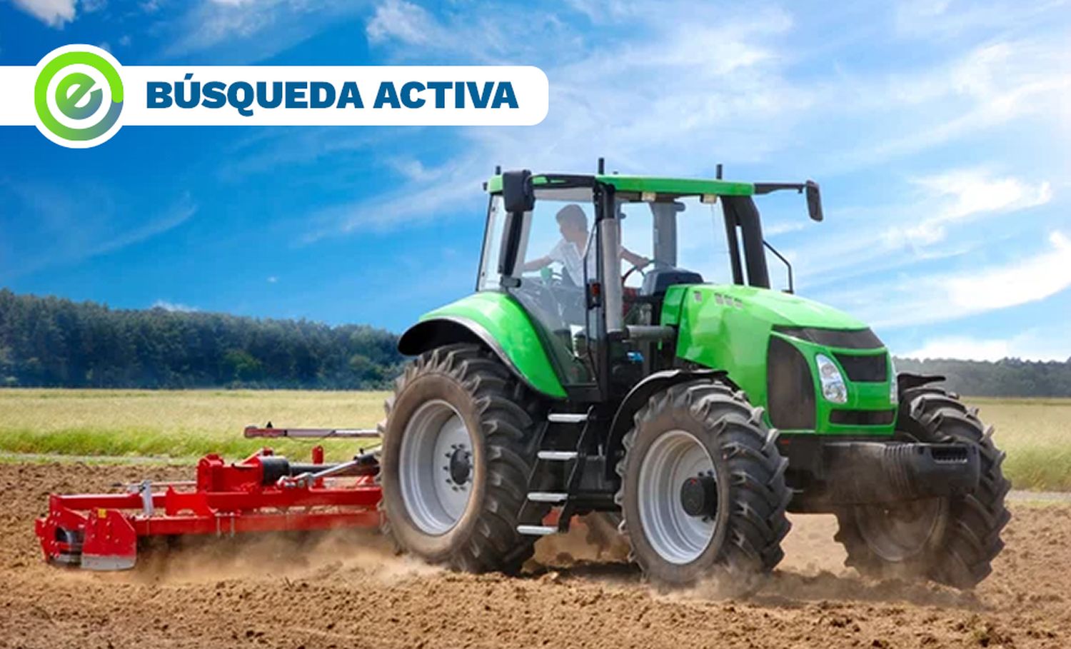 Empresa agropecuaria de Tandil incorpora tractorista especializado