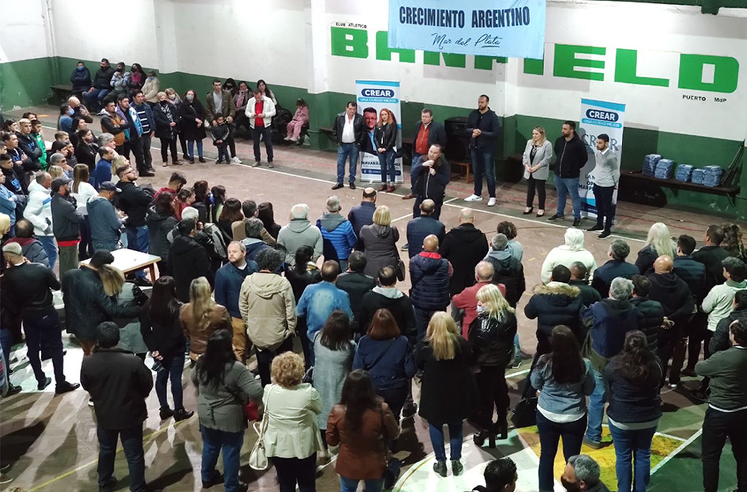 Primero Mar del Plata: Crear reunió a su gente en un acto multitudinario