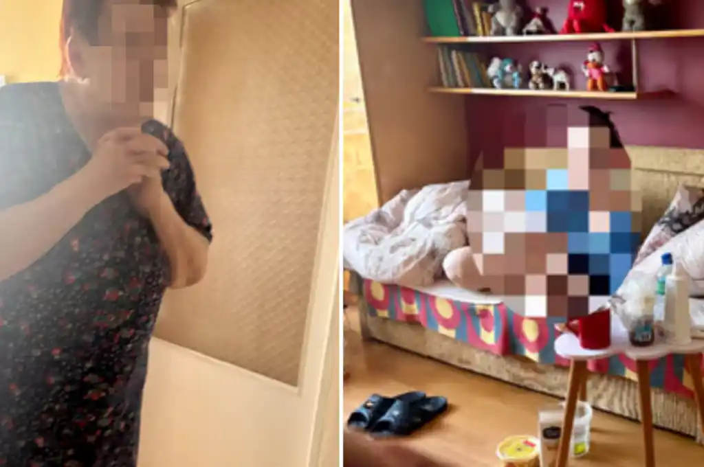 Mirella había sido declarada desaparecida en 1997, cuando era adolescente, y permaneció oculta en el departamento familiar durante casi tres décadas (Foto: gentileza Fakt)