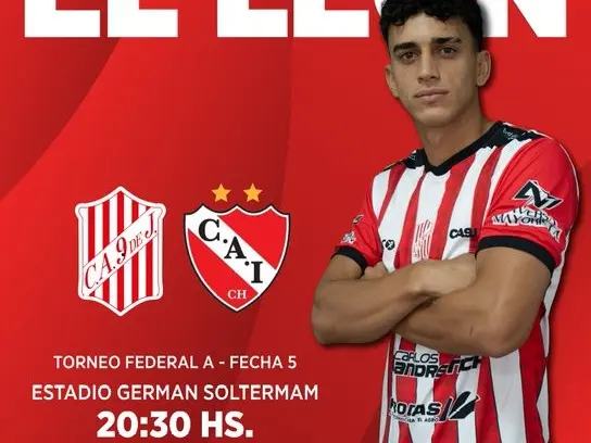 El León recibe 20:30 a el Rojo de Chivilcoy.Foto:@9dejuliooficial
