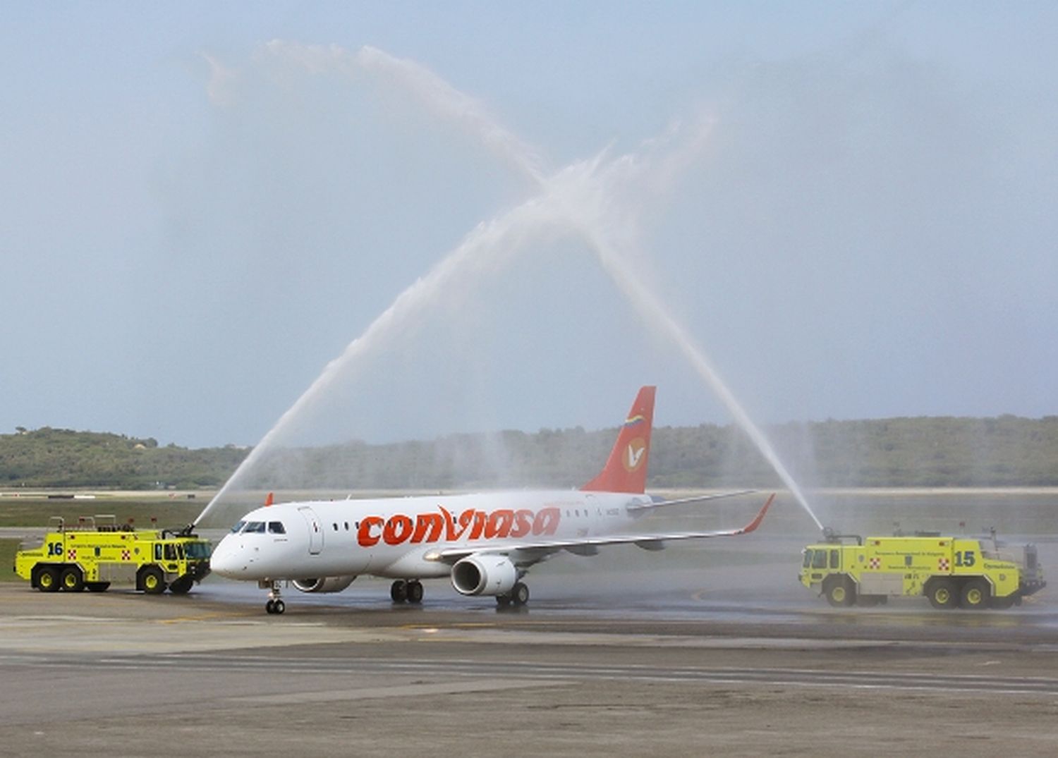 Conviasa recibió un nuevo Embraer E-190