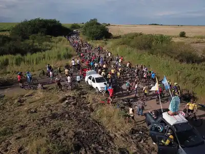 Más de 700 bicigrinos realizarán desde la madrugada la procesión de Gualeguaychú a Concepción del Uruguay