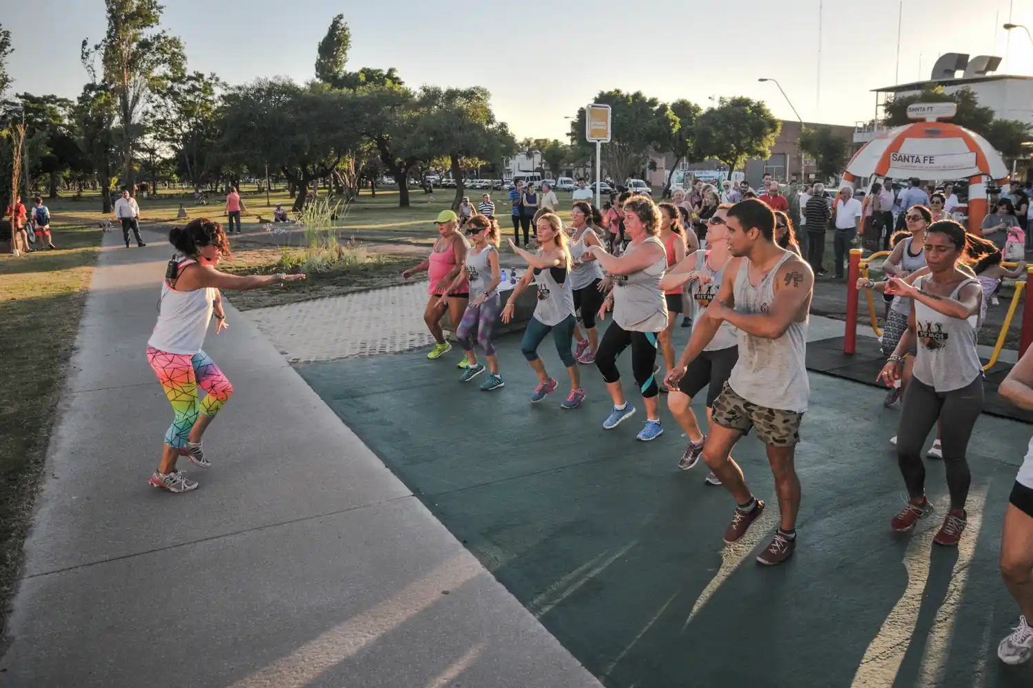 El Municipio inauguró una Estación de Entrenamiento en el Parque Federal