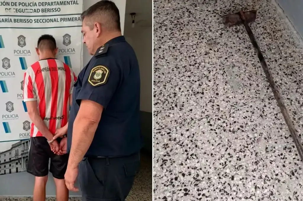 Joven detenido