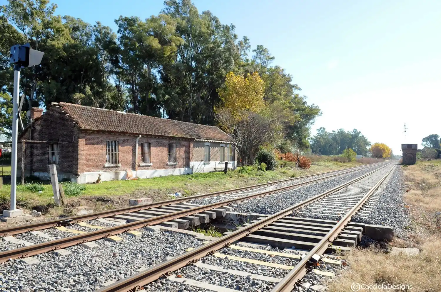 En Río Tala se registró otro accidente. Esta vez una moto embistió la formación de un tren de cargas. Foto: Horizonte Ferroviario