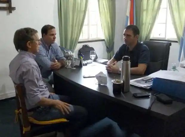 Davico y Bahillo trabajarán en una agenda conjunta 