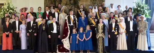 La foto oficial de la reina Máxima con representantes argentinos