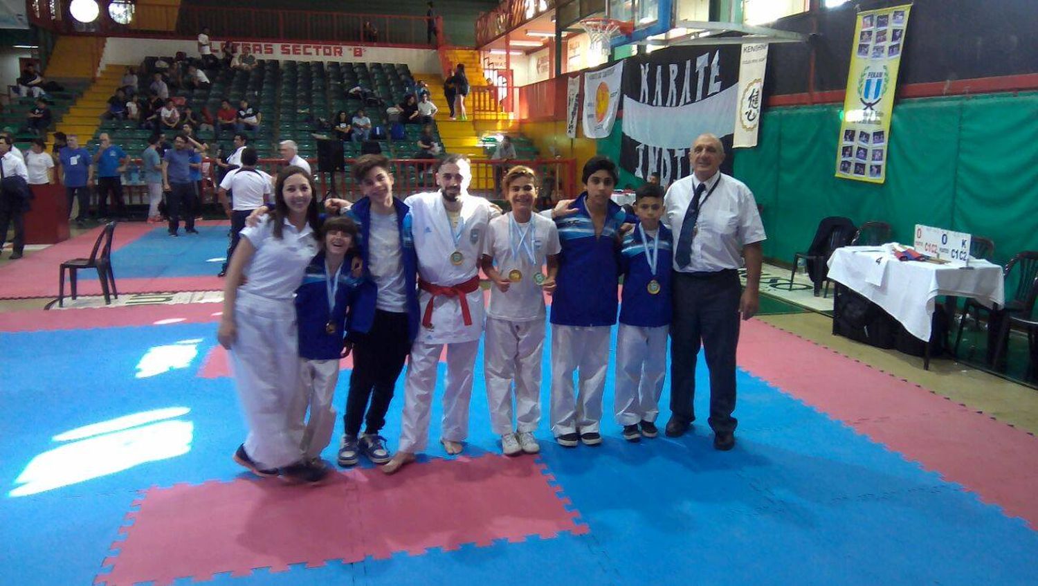 Cinco oros en el Argentino de Karate