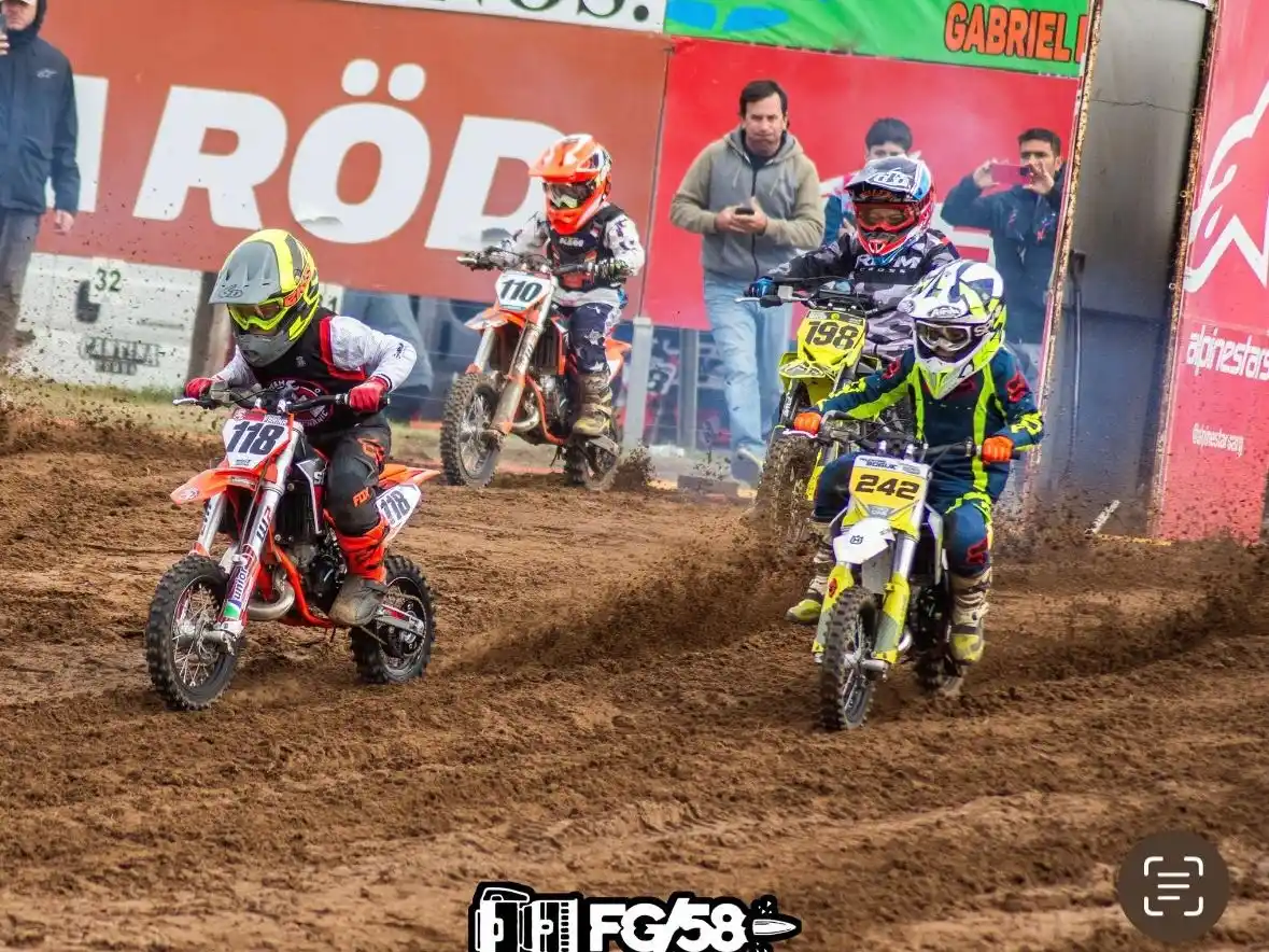Valentino Bogue obtuvo el quinto puesto en el Nacional de Motocross