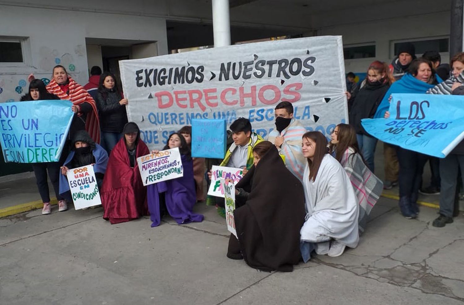 3 años sin gas: "Son condiciones deplorables, no se puede estudiar"