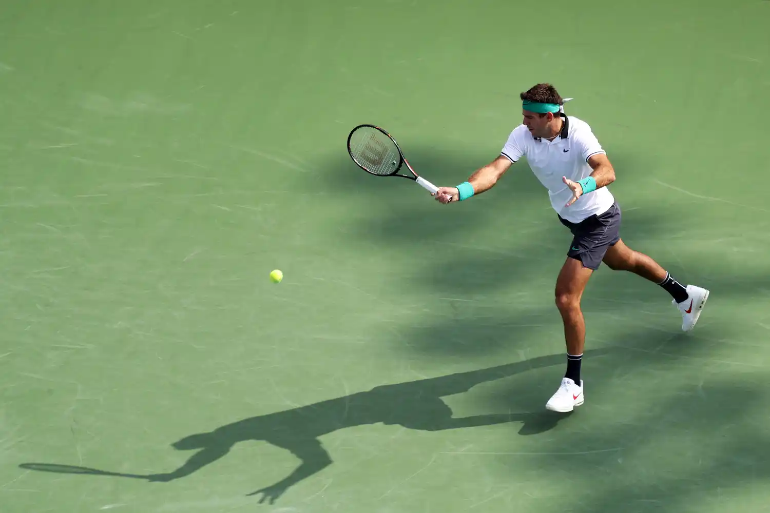 Del Potro cumplió un buen debut en Norteamérica