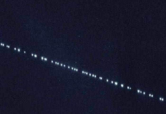 Muchos se alarmaron por el paso del  denominado �Stren de los satélites⬝