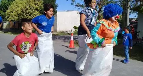 Fiesta del Día del niño en el merendero Corazón Contento