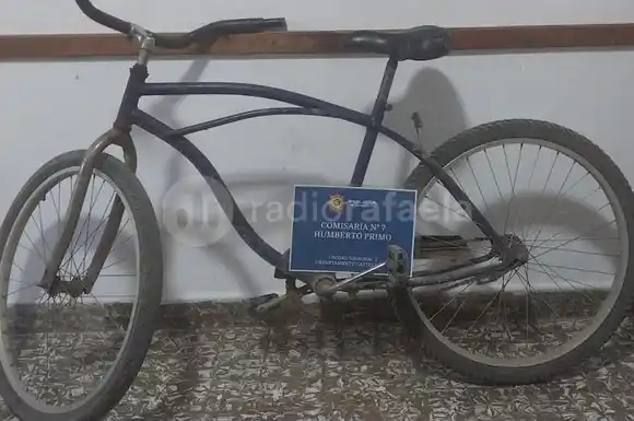 Recuperaron bicicleta robada en la región: el ladrón sería un menor de edad