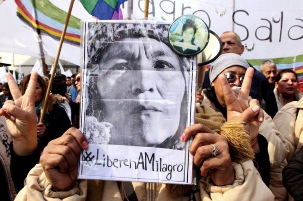 Túpac Amaru inicia una campaña por la libertad de Milagro Sala
