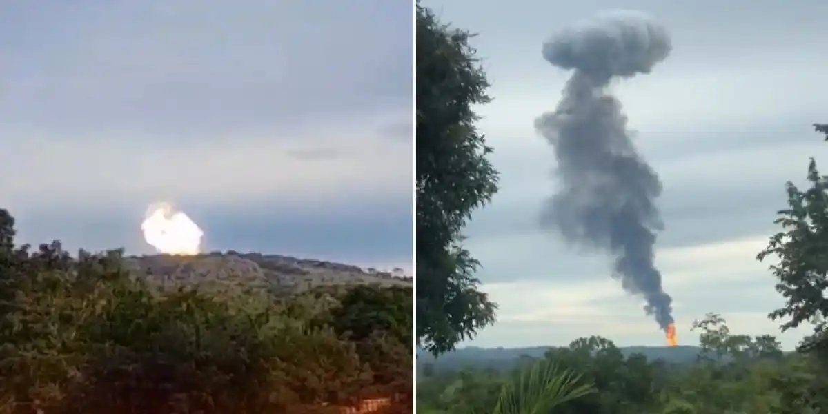 «VOLCÁN de LODO» hace erupción en COLOMBIA y evacúan a decenas de personas