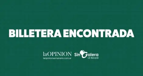 Cristian encontró la billetera de Víctor Luciano Ríos