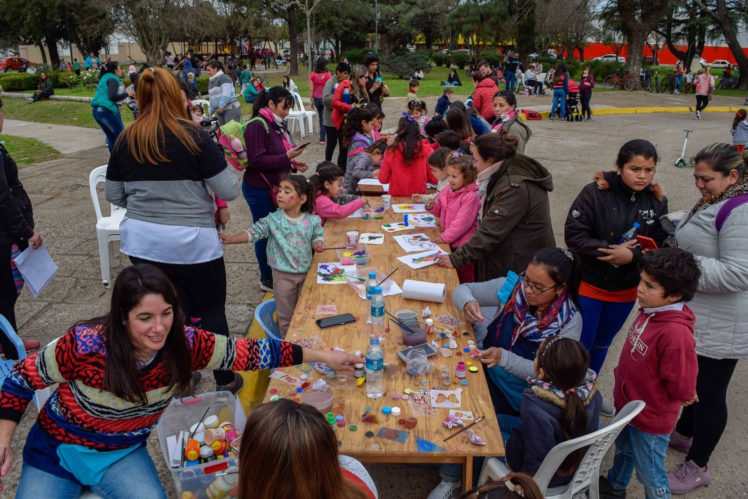 Se llevó a cabo un rincón de arte y taller de música