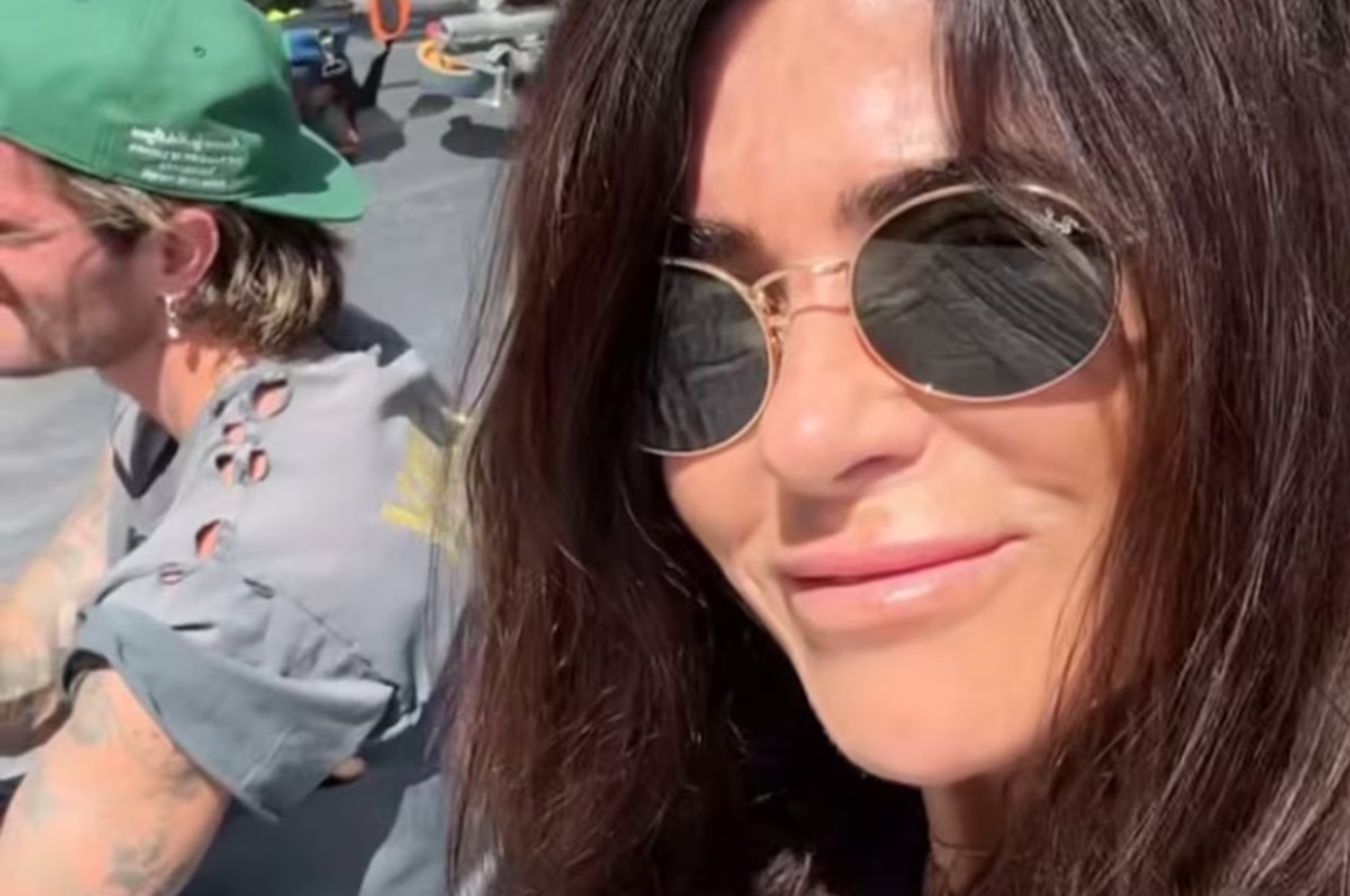 El clip fue grabado durante un ensayo de la cantante en Madrid.