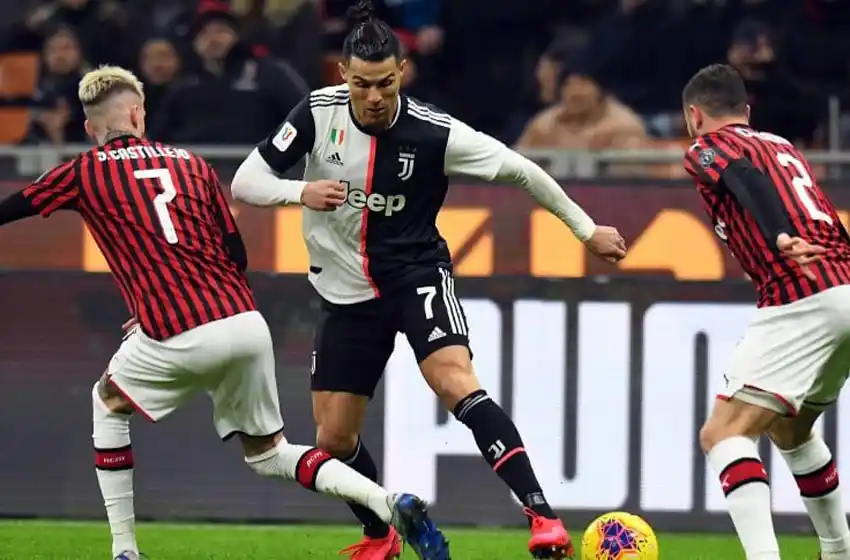 Juventus – Milan, postergado por coronavirus