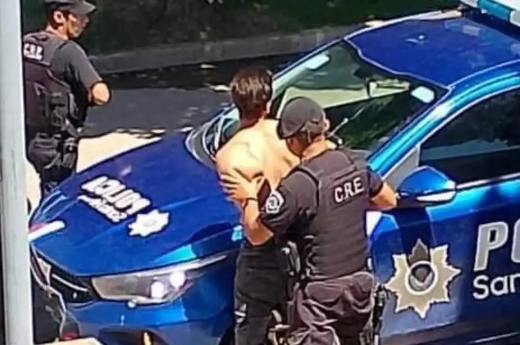 El momento de la detención