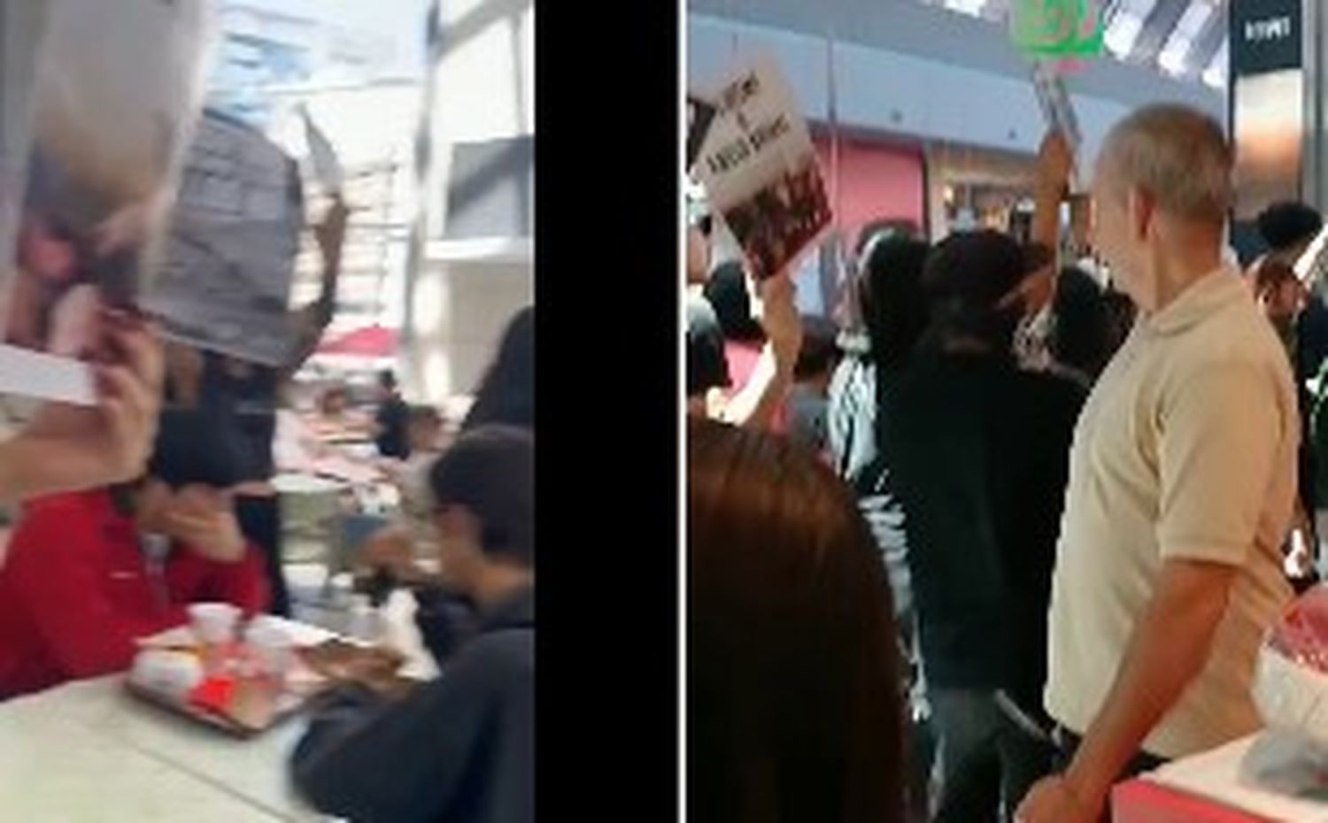 Un grupo de veganos se manifestó en un shopping de Alto Palermo y generó revuelo en las redes sociales.