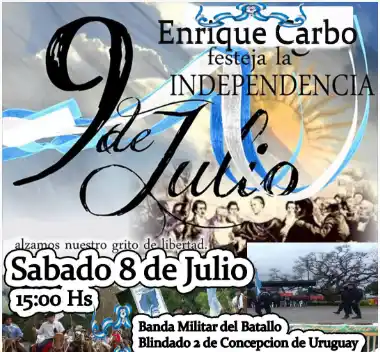 Carbó: Acto por el 9 de julio