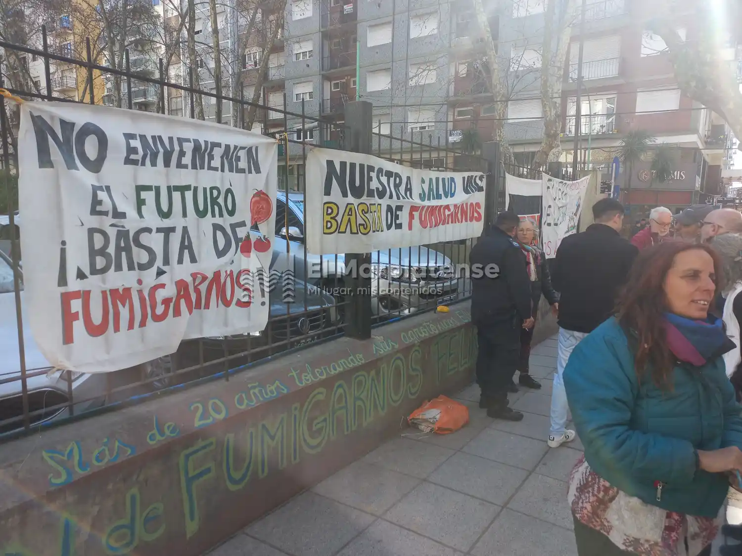 En la comuna están prohibidas las fumigaciones a menos de mil metros de núcleos poblacionales.