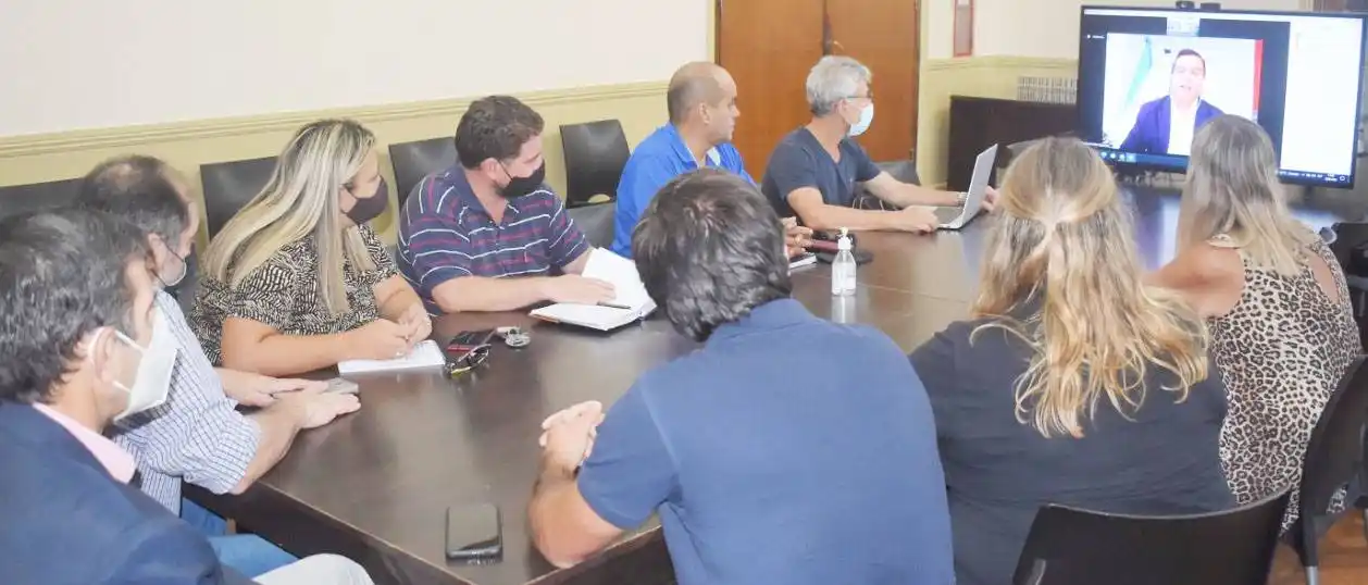 Subsidio al transporte: El diputado nacional Casaretto mantuvo una reunión virtual con concejales