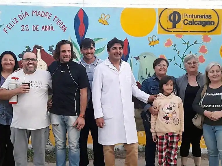 Celebraron el Día Mundial de la Tierra con la inauguración de un mural