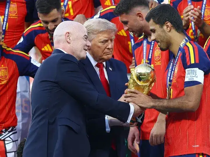 infantino y trump
