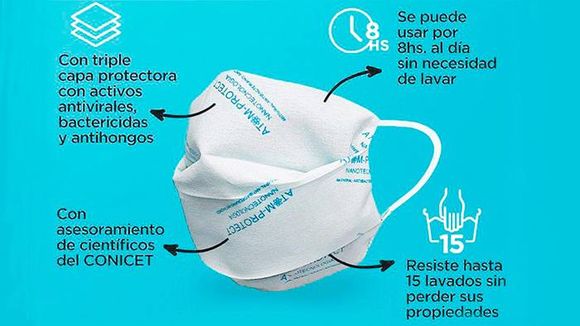Covid-19: científicas del  Conicet crearon barbijos con propiedades antivirales