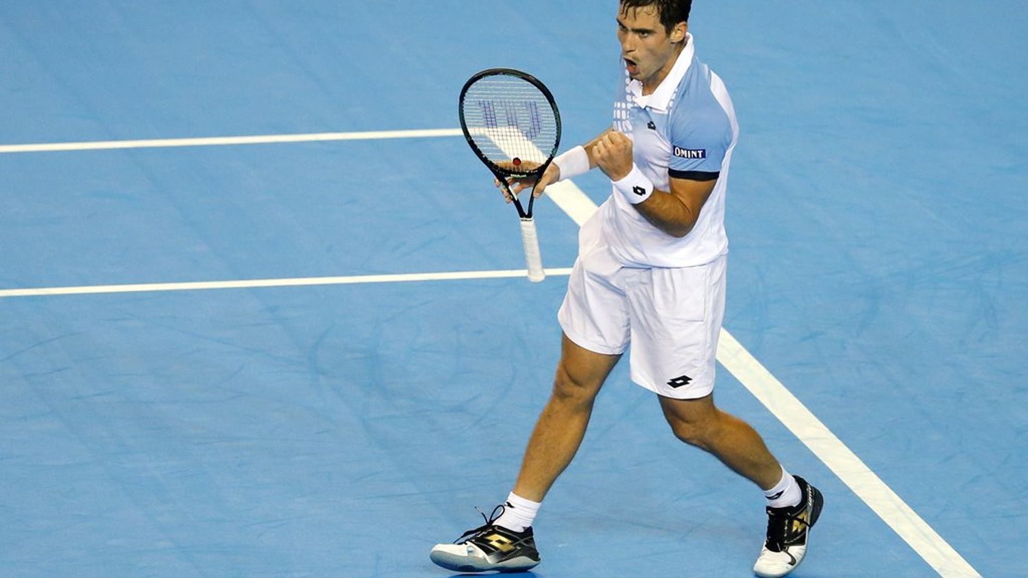 Argentina a un punto de la final de la Copa Davis