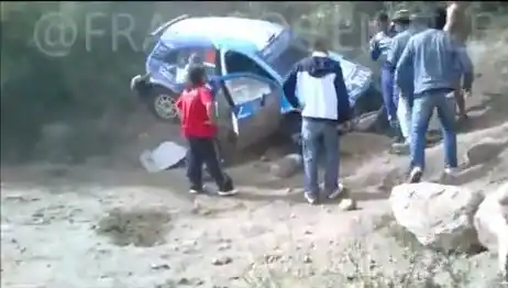 VIDEO: Nalbandian chocó y salvó su vida de milagro