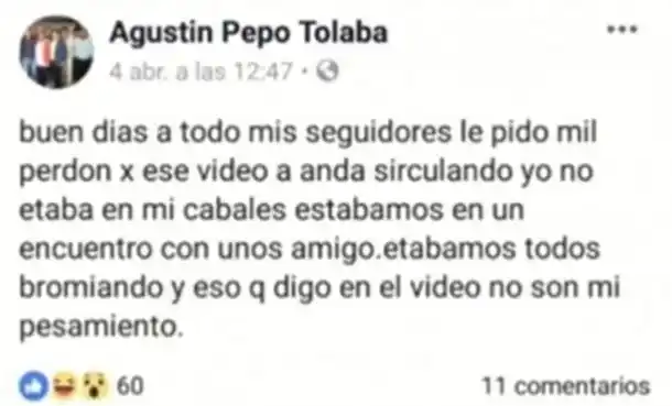 Un candidato tucumano propuso "seguir robando y que siga la droga"