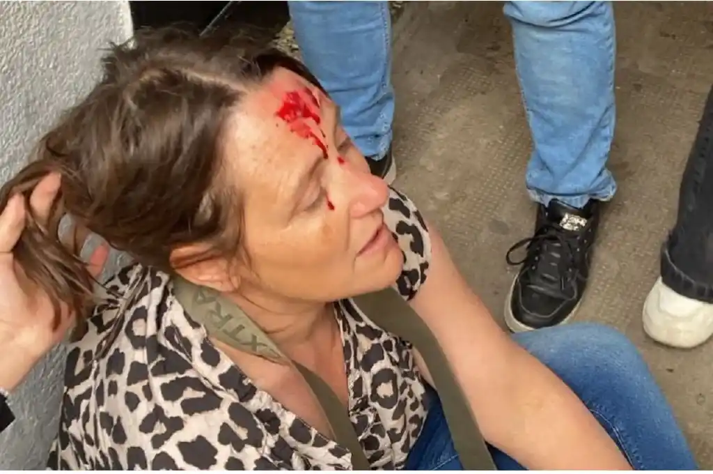 Una fuerte pelea entre dos alumnos dejó herida a una preceptora.