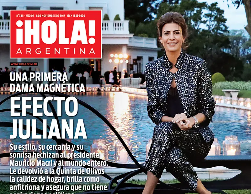 “Efecto Juliana”, la primera dama en la revista ¡Hola!