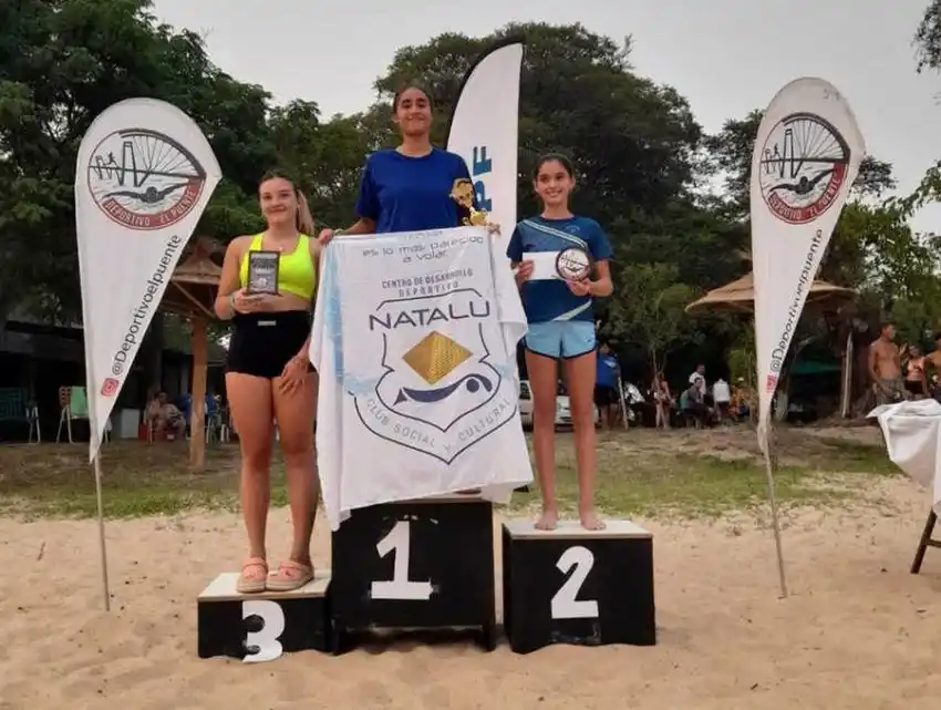 Podio para Natalú en Aguas Abiertas en Corrientes y Misiones