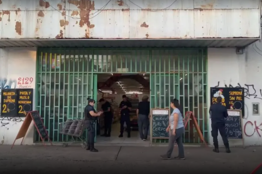 El mercado "Happy", ubicado en Ituzaingó.