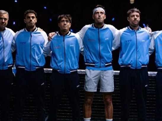 El equipo argentino debuta a las 12,en las Finales de la Copa Davis ante Alemania.Foto:AAT